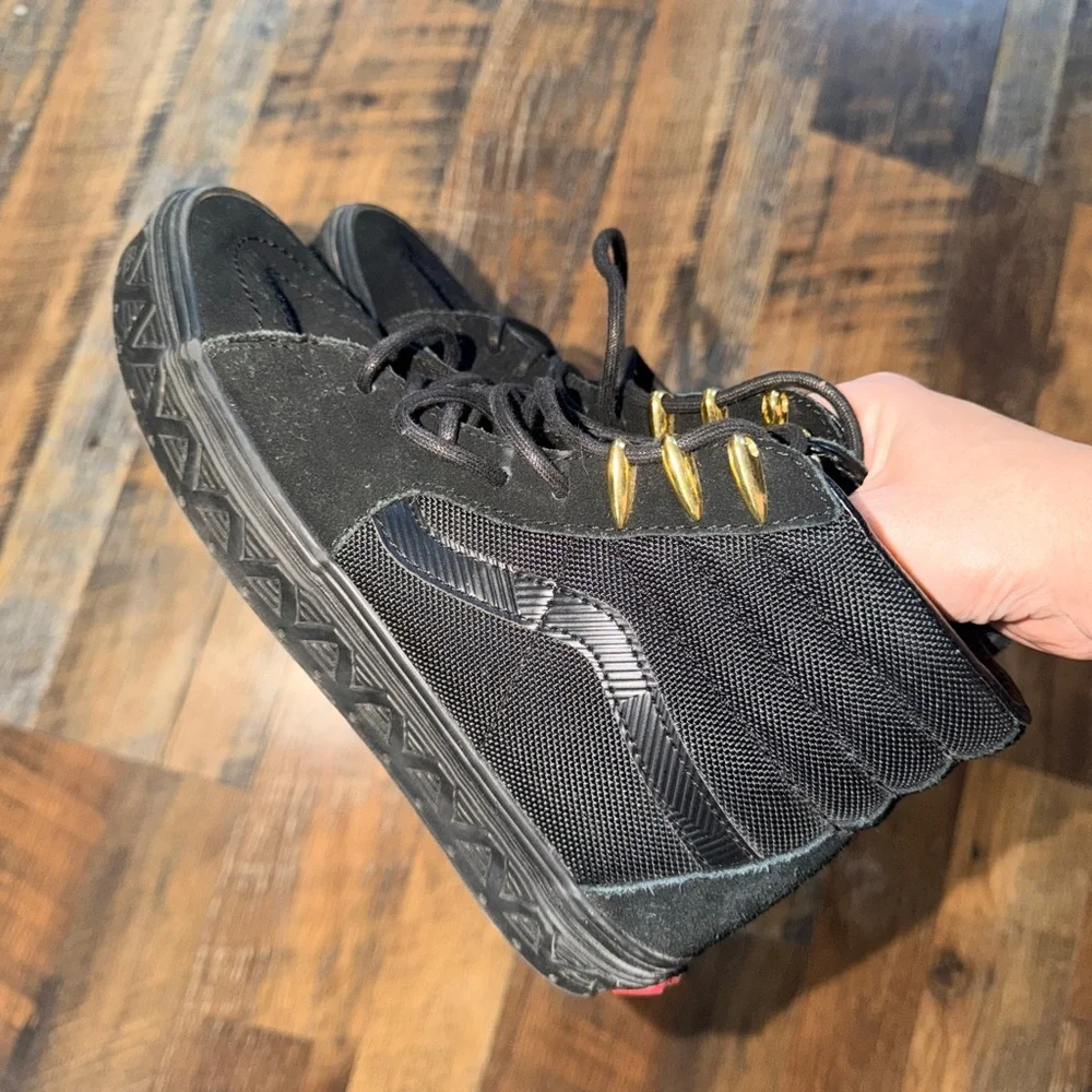 Vans Marvel x SK8-HI Sneakers Black Panther Shoes women’s 8 men’s 6.5 - Picture 7 of 13